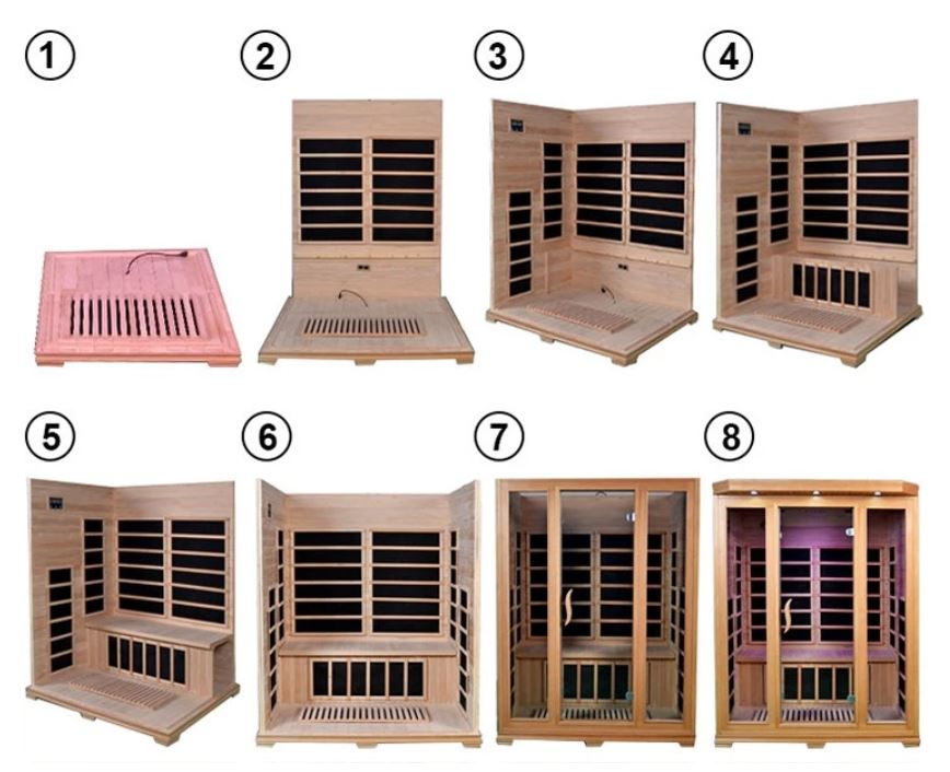 Thumbnail: NEW CARBON CONTROLLED HEATED INFRARED DRY SAUNA