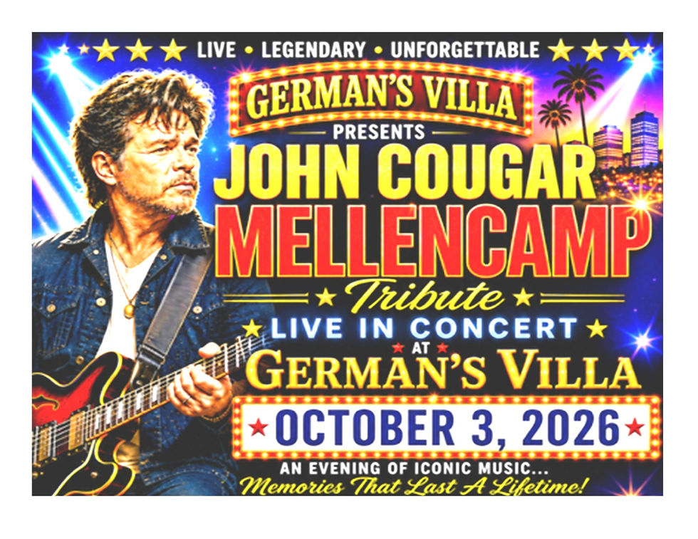 Legendary...unforgettable...LIVE! John Cougar Mellencamp!