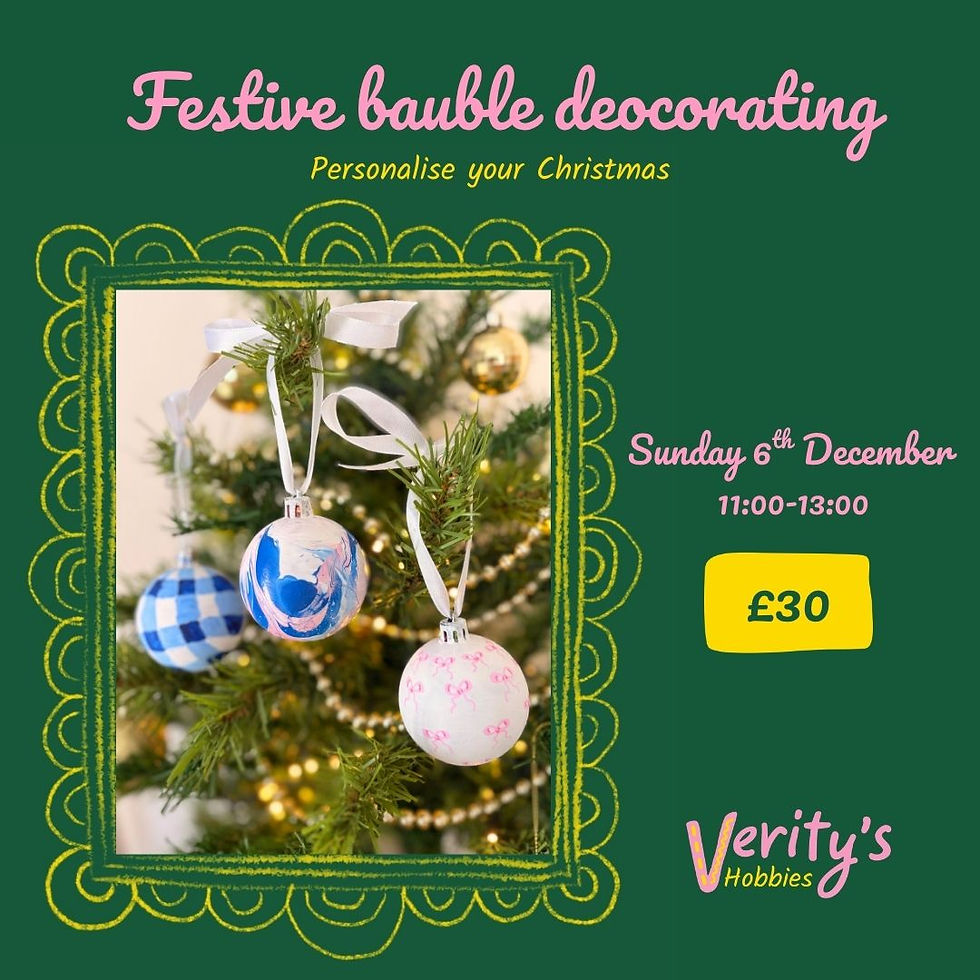 Festive Bauble Decorating