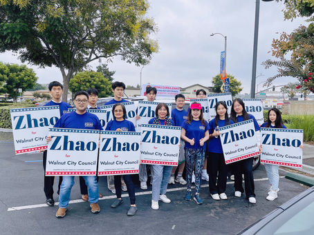 趙宏博士率團隊街頭造勢 市民力挺