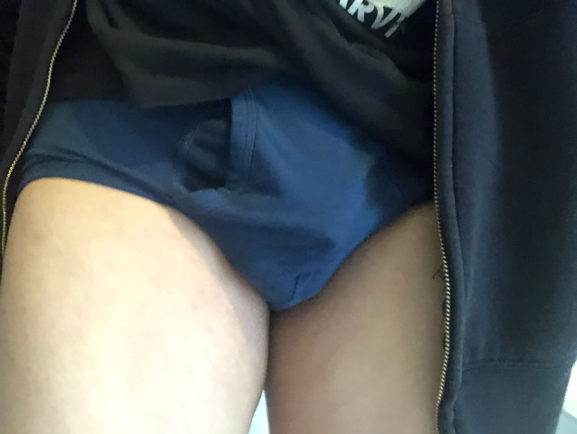 Packing with the Sheath in briefs, front view