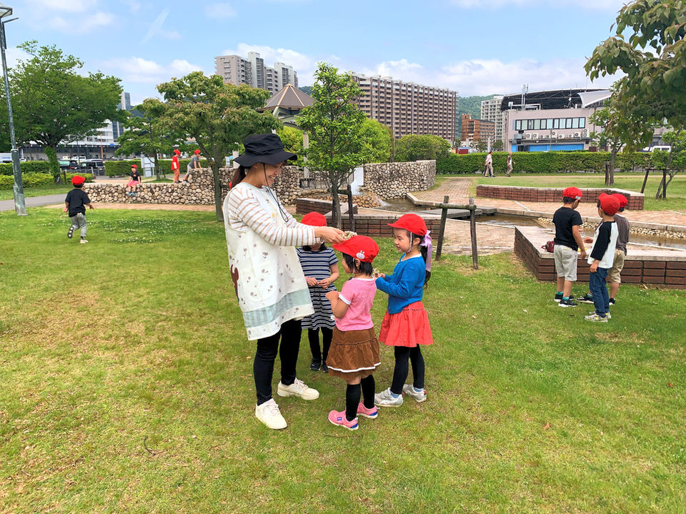 大津さくらこども園-園児が遊んでいる様子