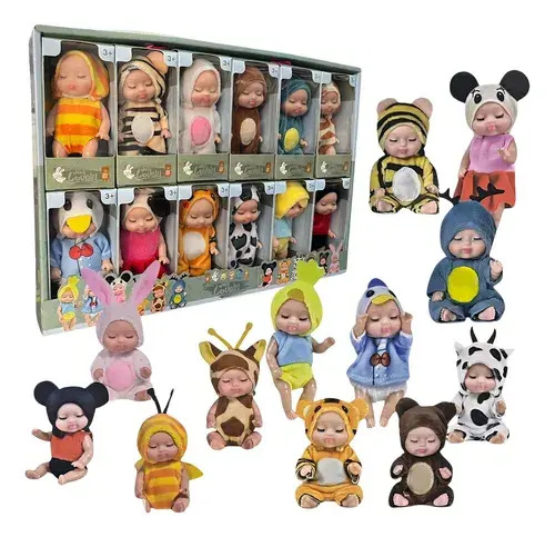 Bebe Muñeco Mini Dormidos x12