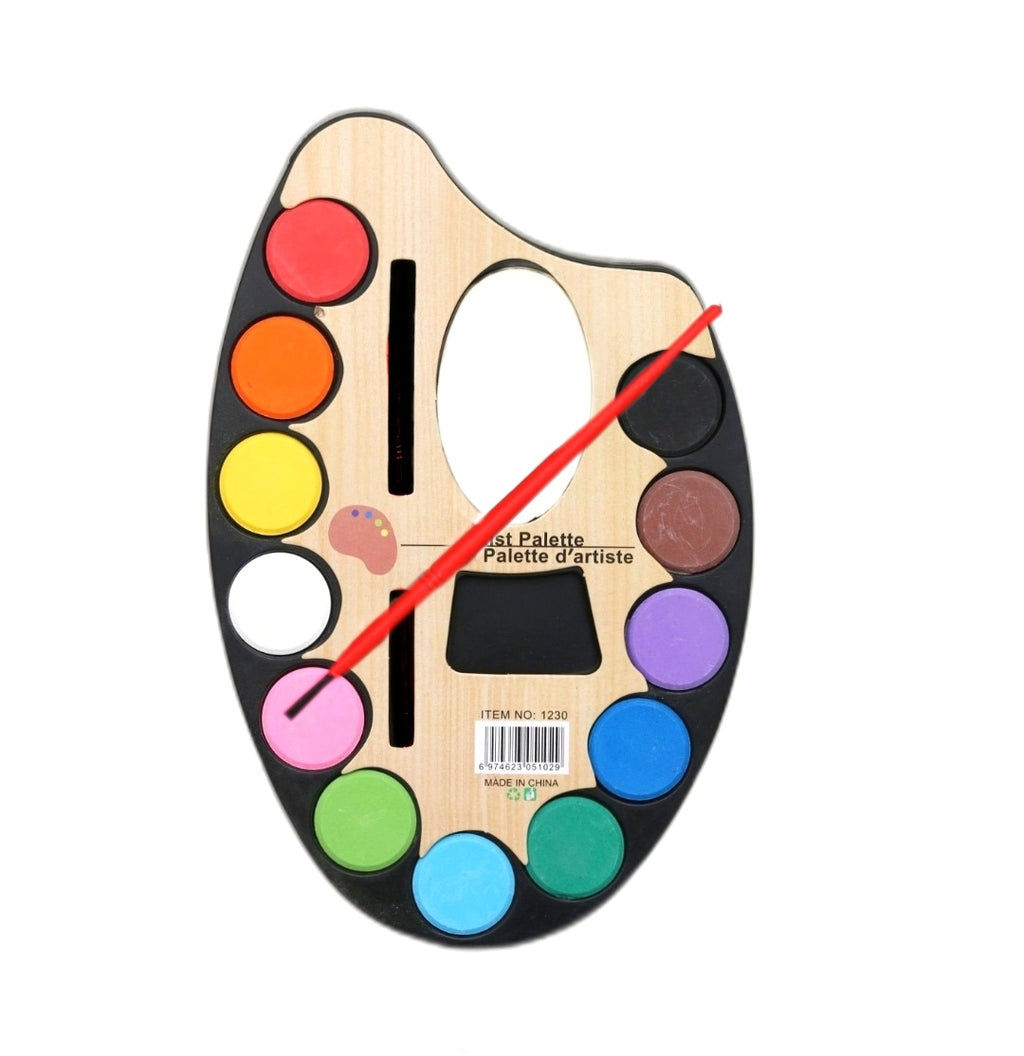 Acuarela Paleta x 12 Colores