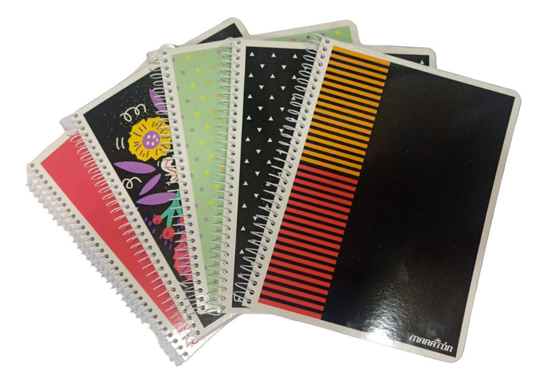 Cuaderno Maraton 16x21 Espiral 42 Hojas Espiralado