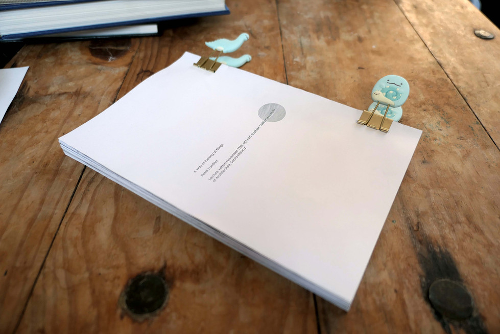 Creating the book