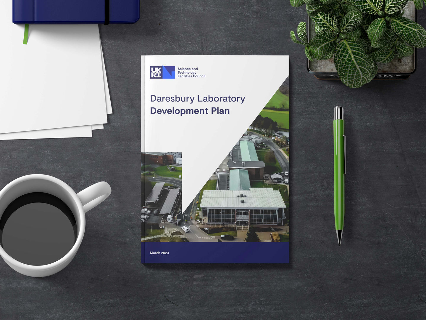 Front cover of the Daresbury Laboratory Development Plan document.