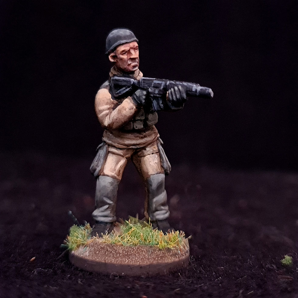 Thumbnail: 28mm Bearclaw Mercenaries ALPHA (4 metal cast)