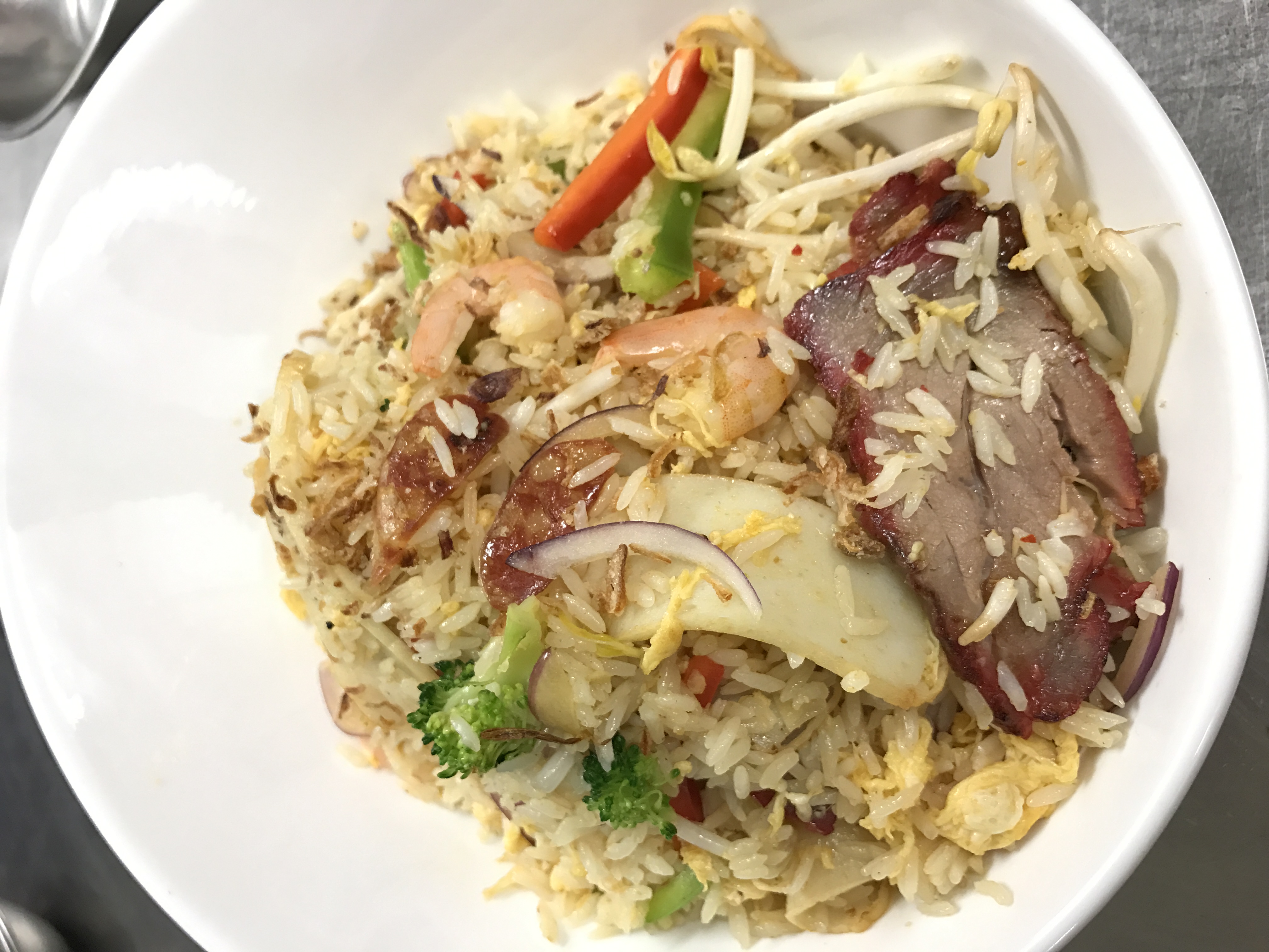 Arranged Food and Objects