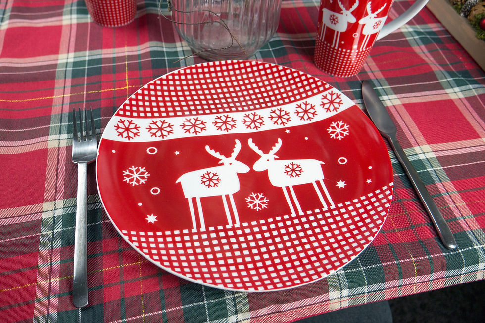 Indexkép: HAPPY DEERS rénszarvasos tányér