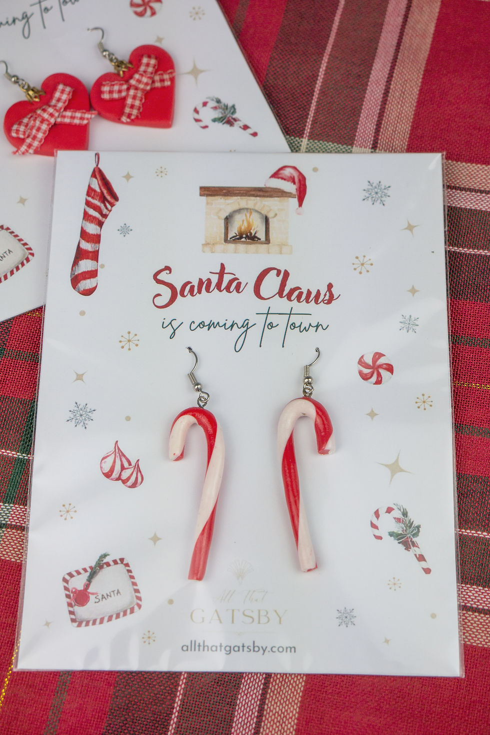 Indexkép: SANTA CLAUS cukorbot fülbevaló