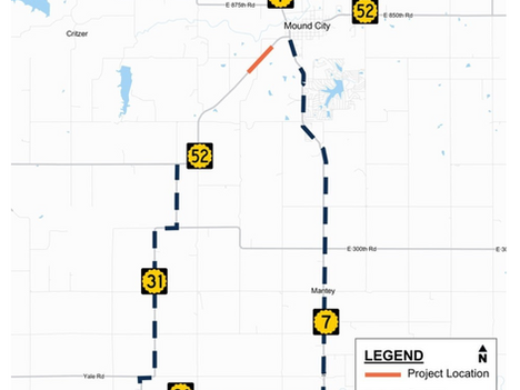 Culvert work to begin on K-52 on or after the week of Feb. 16