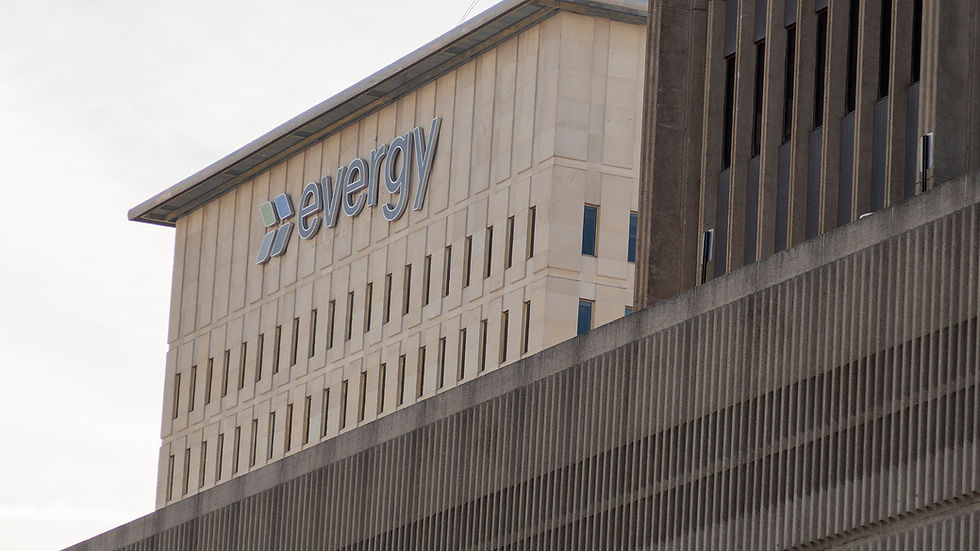 Evergy officials encouraged the Kansas Corporation Commission to make sure that artificial intelligence tools don't put the company's confidential information in jeopardy. Many companies nationwide are limiting the use of AI tools or investing in closed systems that make sure their private data isn't exposed. (Photo by Sherman Smith/Kansas Reflector)