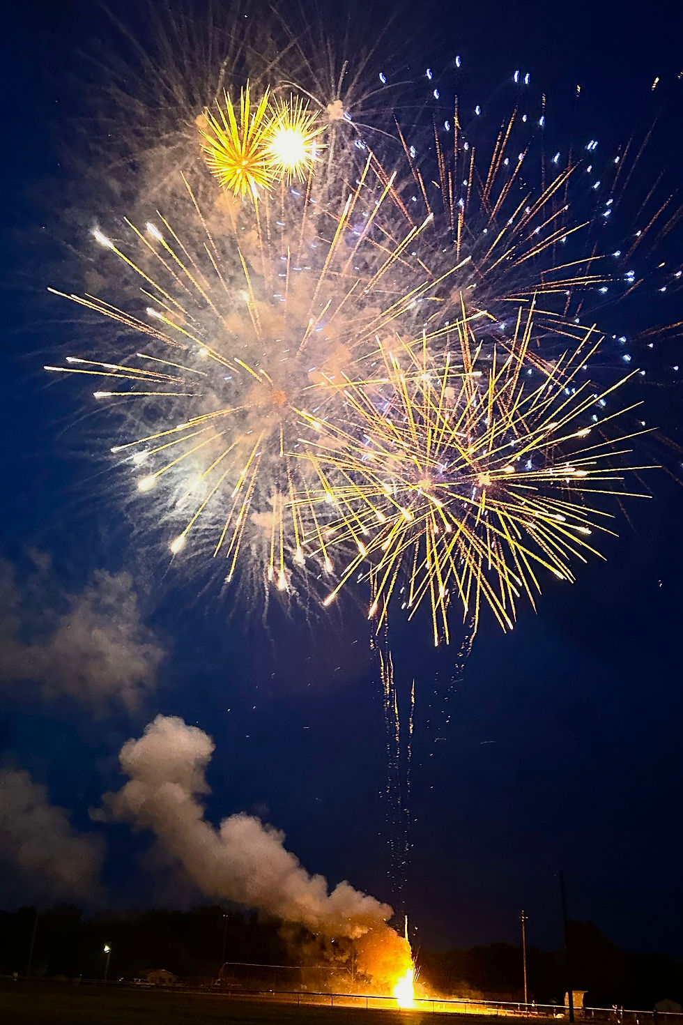 The fireworks were spectacular and drew appreciative applause and cheers after the finale.