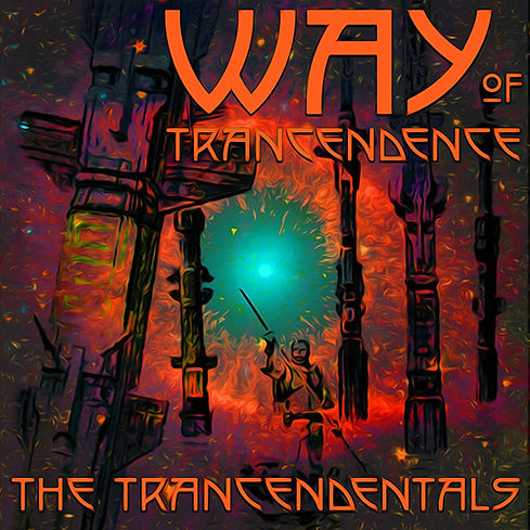Way of Trancendence. Warrior poses amongst totem poles.