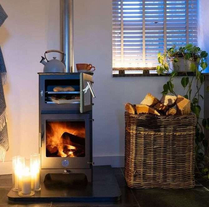 The POPTY CUBE CIWB 5kW Wood Only Stove