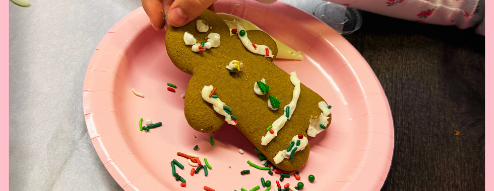 Anytime Flavorites' First Gingerbread Man Decorating Party