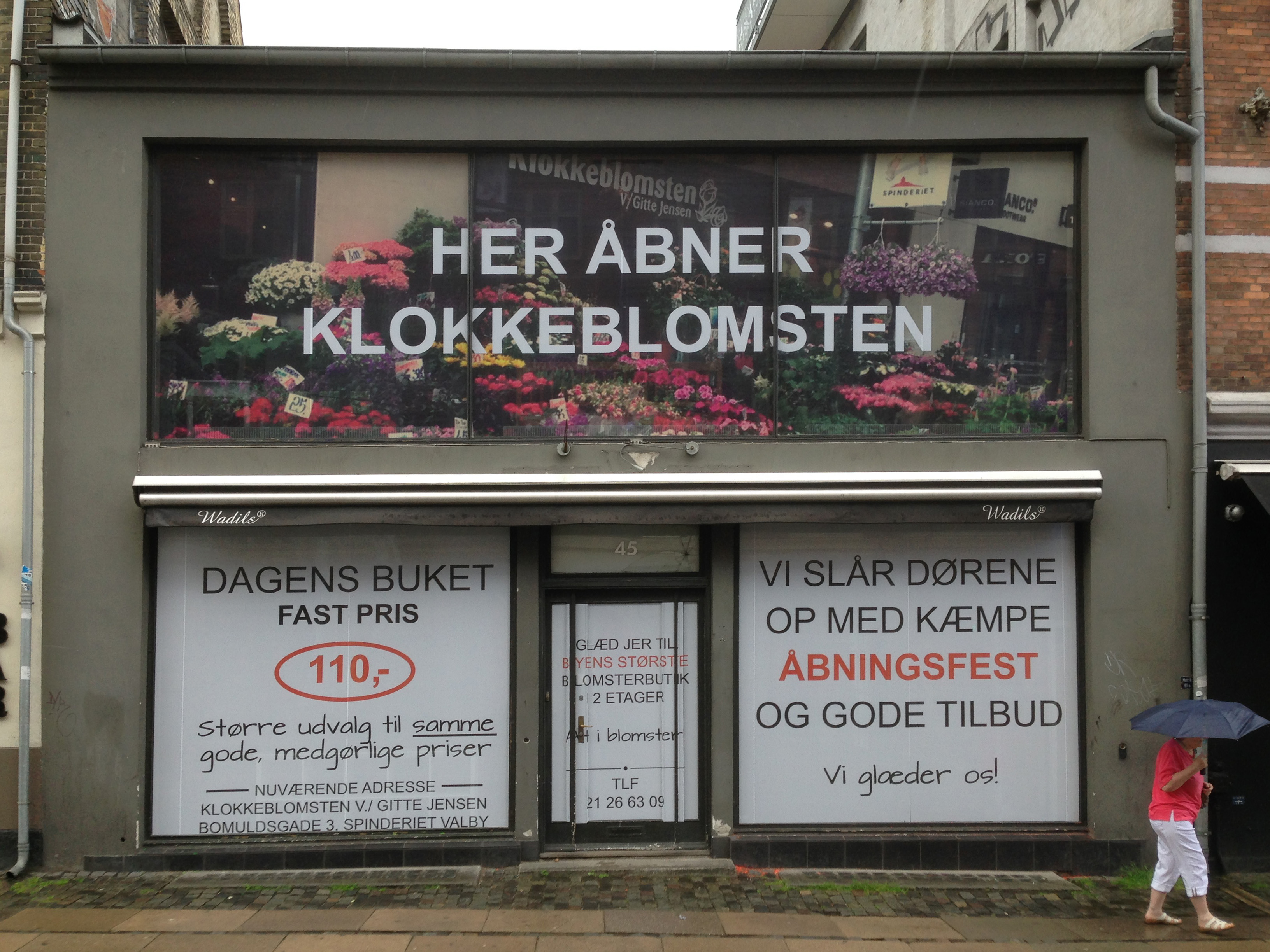 Klokkeblomsten ude
