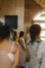 Guests at Casa Alfarera's ceramic workshop during Oscar de la Renta's 60th anniversary celebration in Santo Domingo.