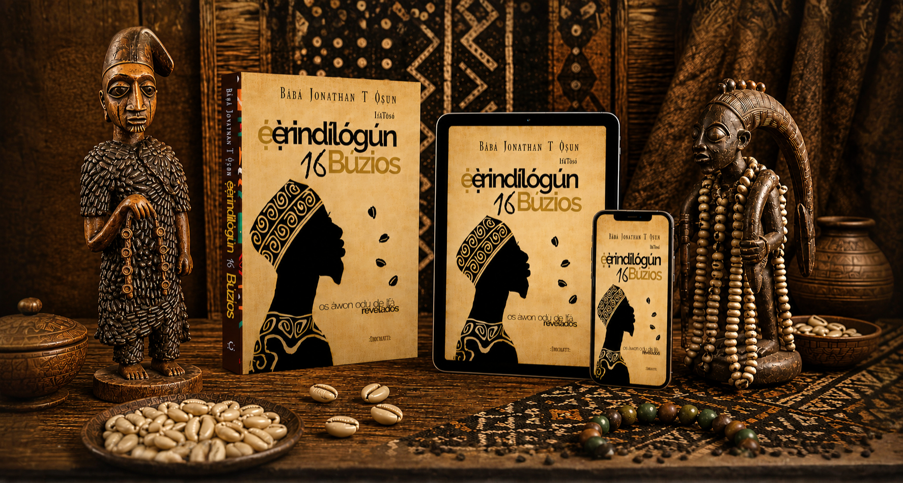 Livro e Ebook Ẹ́ẹ̀rindílógún - 16 - O jogo de búzios
