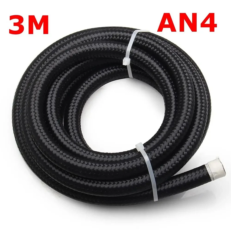 Thumbnail: 1M 3M 5M Fuel Hose Oil Gas Line AN4 AN6 AN8 AN10 AN12  Cooler Hose Line Pipe Tu