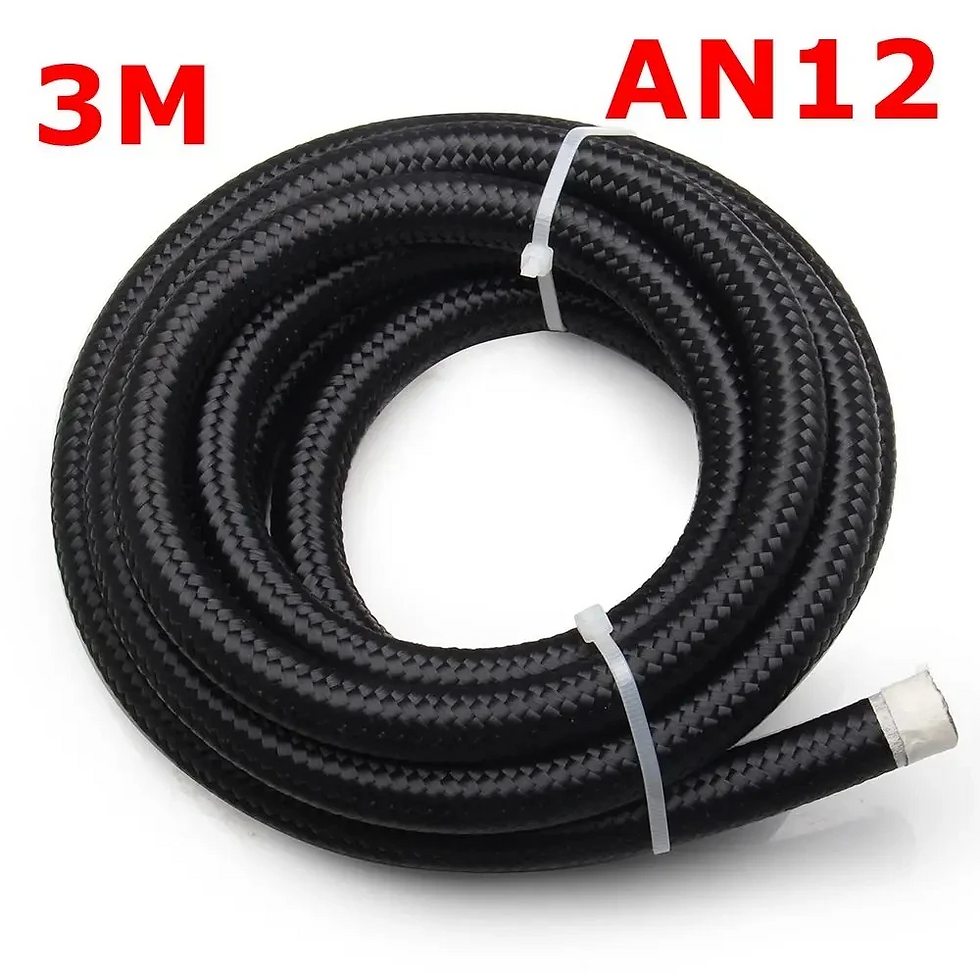 Thumbnail: 1M 3M 5M Fuel Hose Oil Gas Line AN4 AN6 AN8 AN10 AN12  Cooler Hose Line Pipe Tu