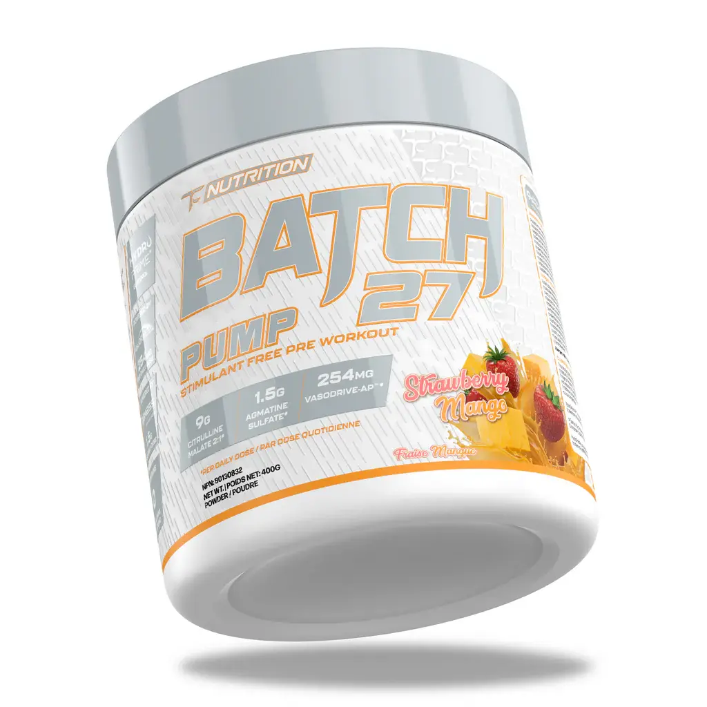 Stim Free Pump Pre Workout - Strawberry Mango