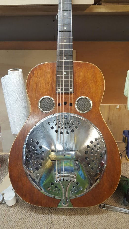 DB Original Dobro Pickup Install and Repair