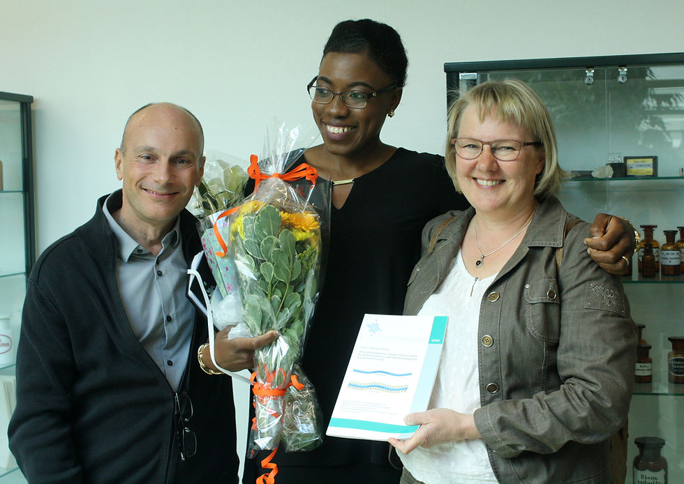 Jane with her supervisors