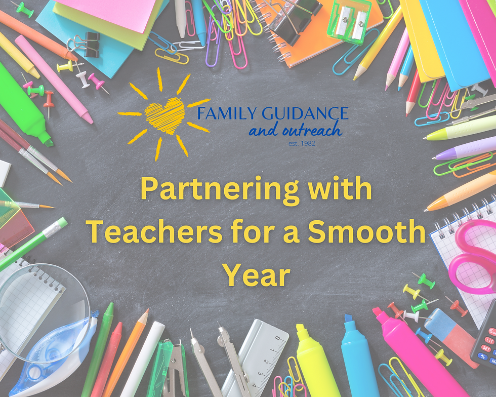 Partnering with Teachers for a Smooth Year