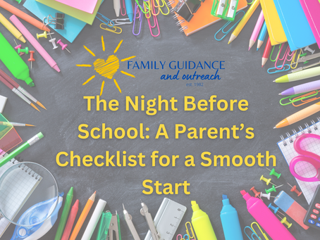 The Night Before School: A Parent’s Checklist for a Smooth Start