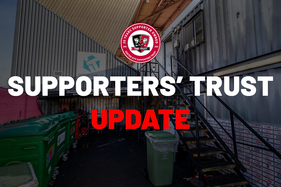 Help Exeter City FC Recover from the St James Park Fire