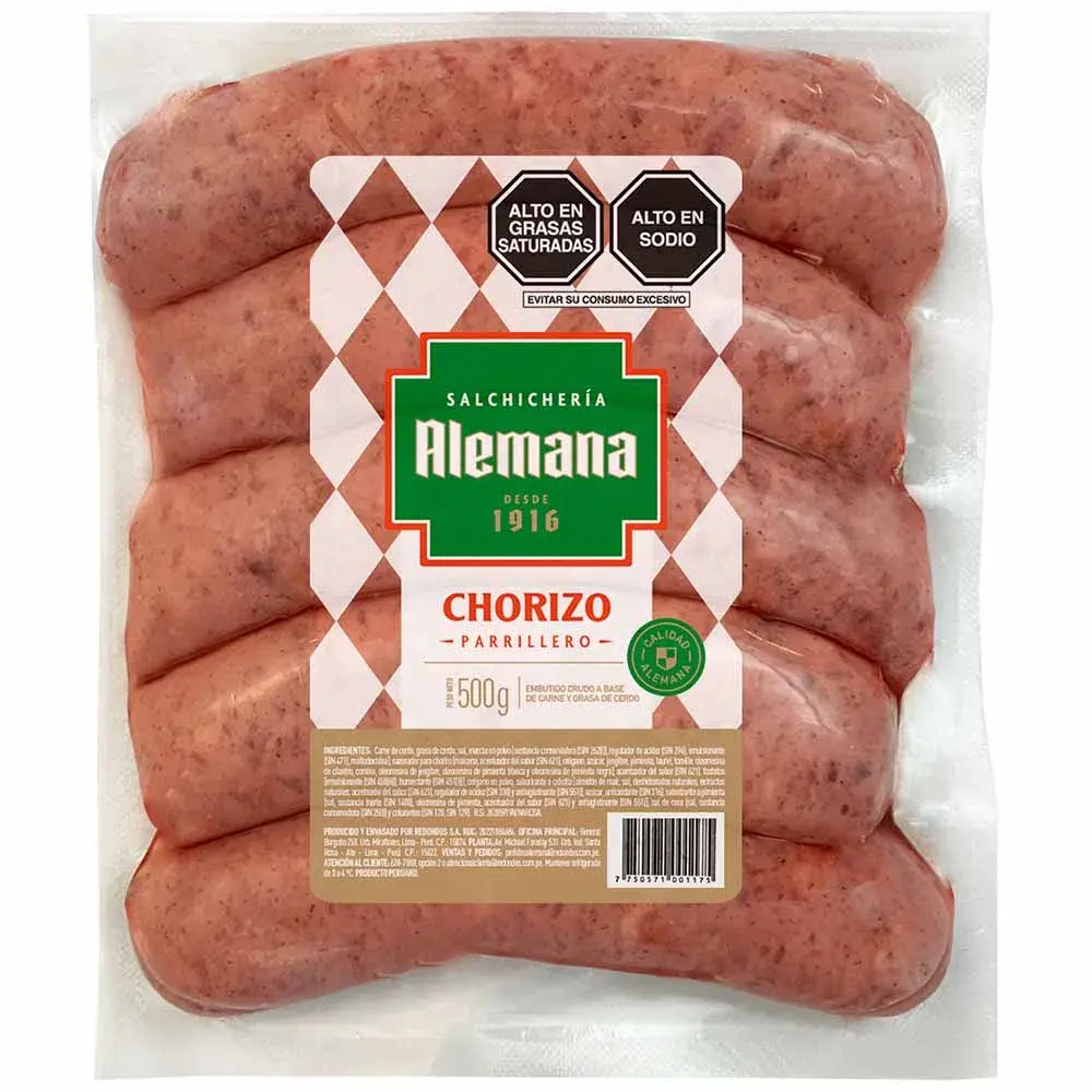 chorizo parrillero 5 und