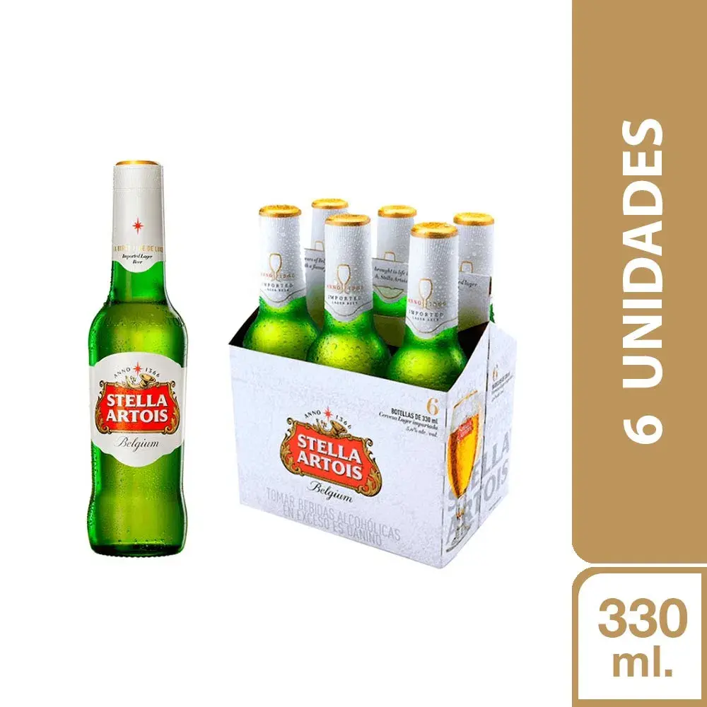 Cerveza STELLA ARTOIS