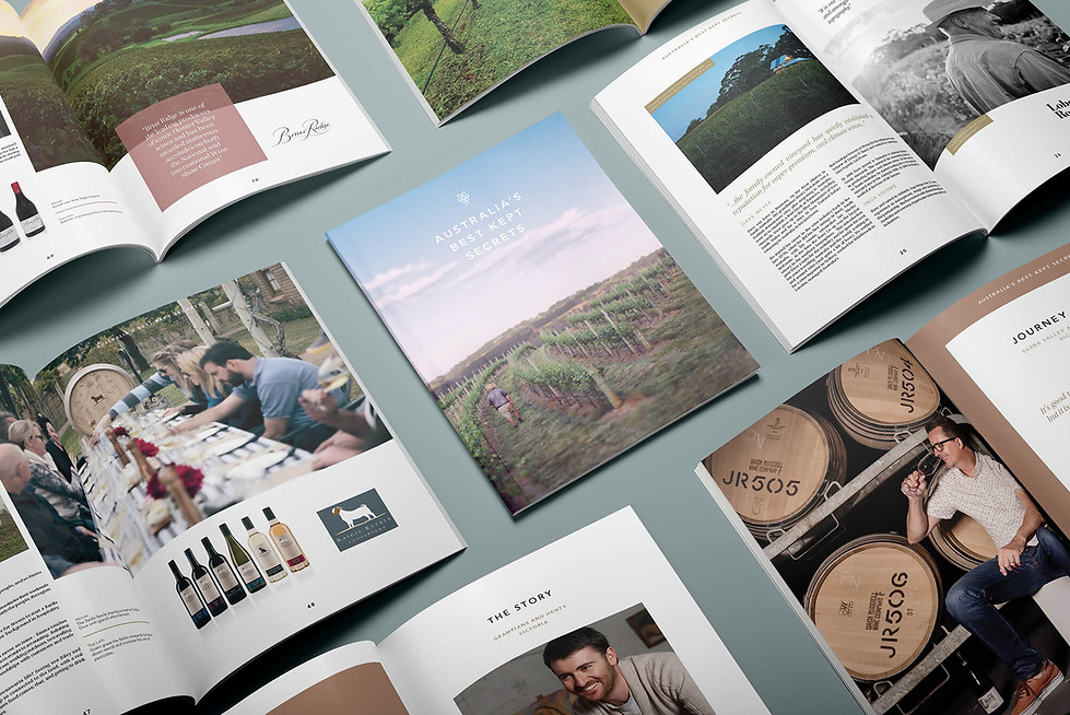 Australia's Best Kept Secrets_Brochure_Collage_Frolik Design