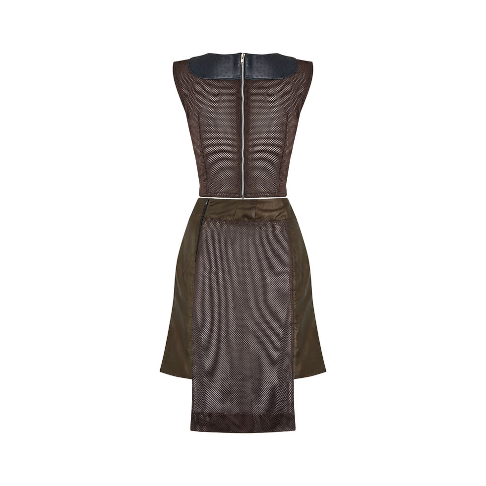 Thumbnail: Mesh Panelled skirt