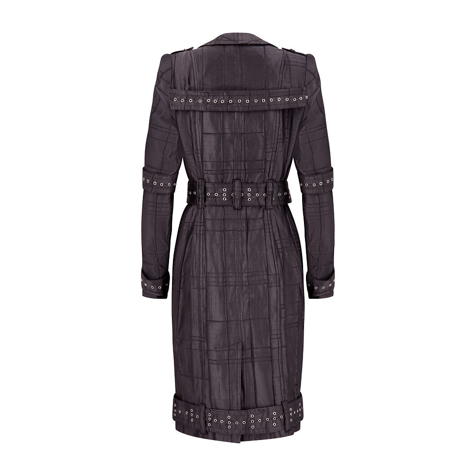 Thumbnail: Double belt trench coat