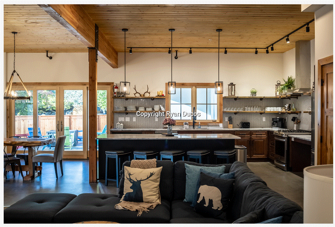 Living Room and Kitchen