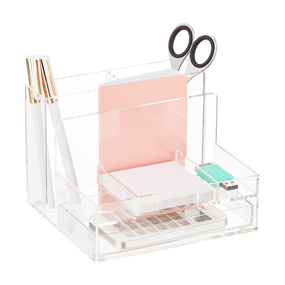 Desk top organizer for office supplies