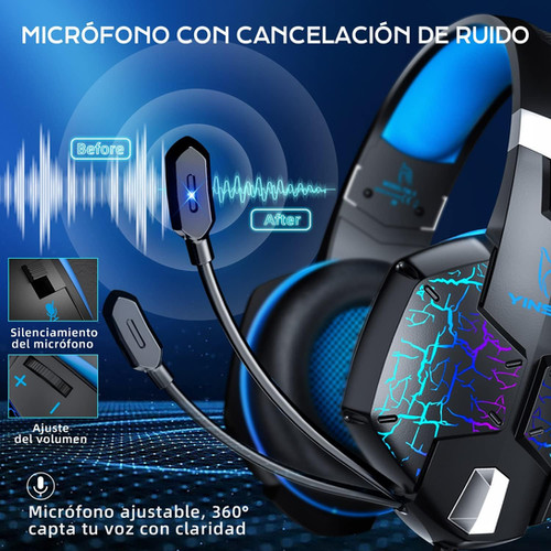 Micrófono Cascos Gaming Yinsan Yinsan Tm5, Ps4 Gaming Et, Gaming