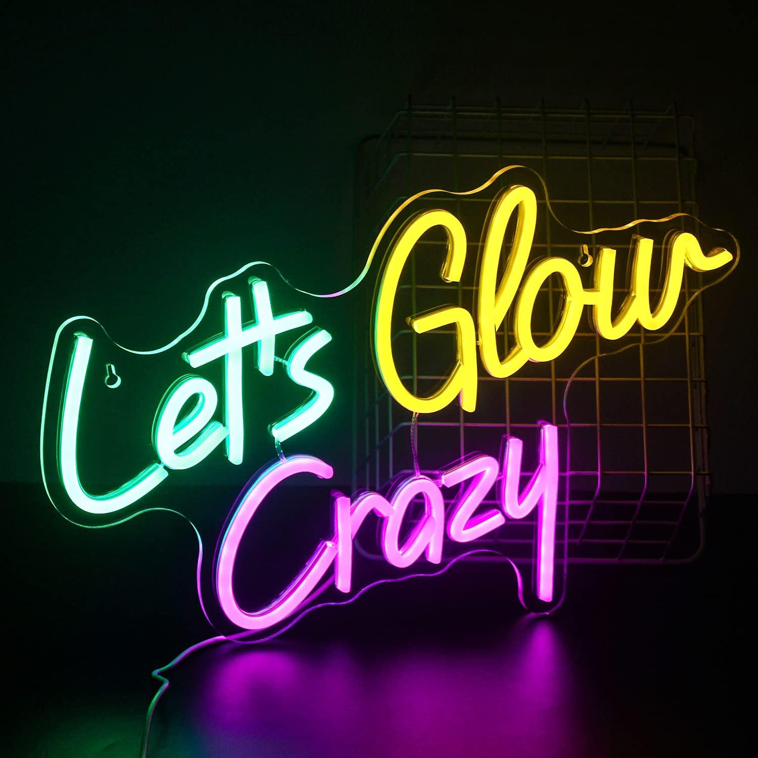 Led de neon Let's Glow Crazy