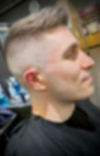 Man with a modern skin fade haircut