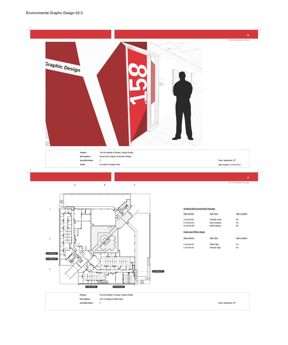 Sean Brennan - Teaching portfolio examples from Environmental Graphic Design courses.