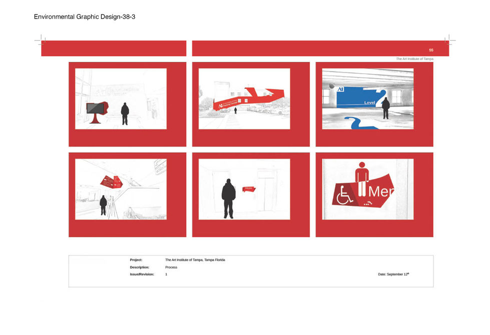 Sean Brennan - Teaching portfolio examples from Environmental Graphic Design courses.