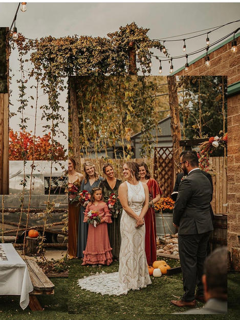 Morgan's Wedding in Allure Bridal Gown