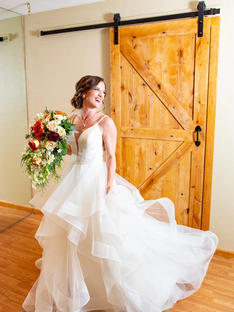 Margot's Wedding in Maggie Sottero Gown