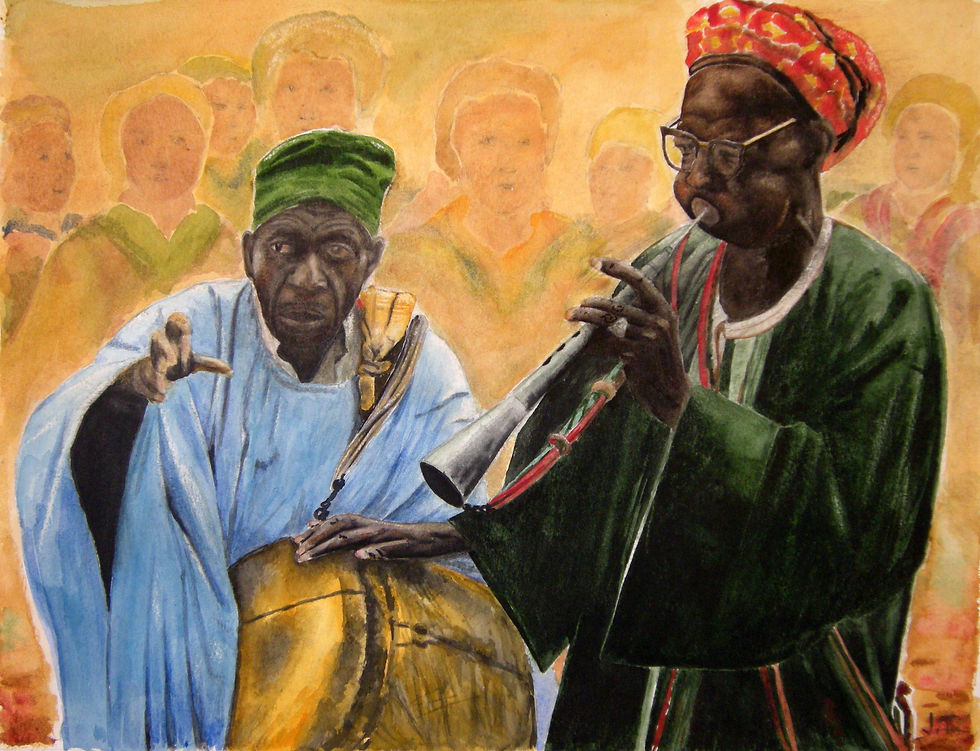 Musiciens au Cameroun