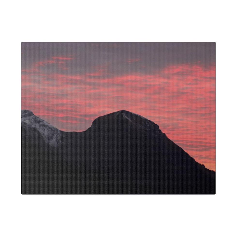 Thumbnail: Montagne on Matte Canvas, Stretched