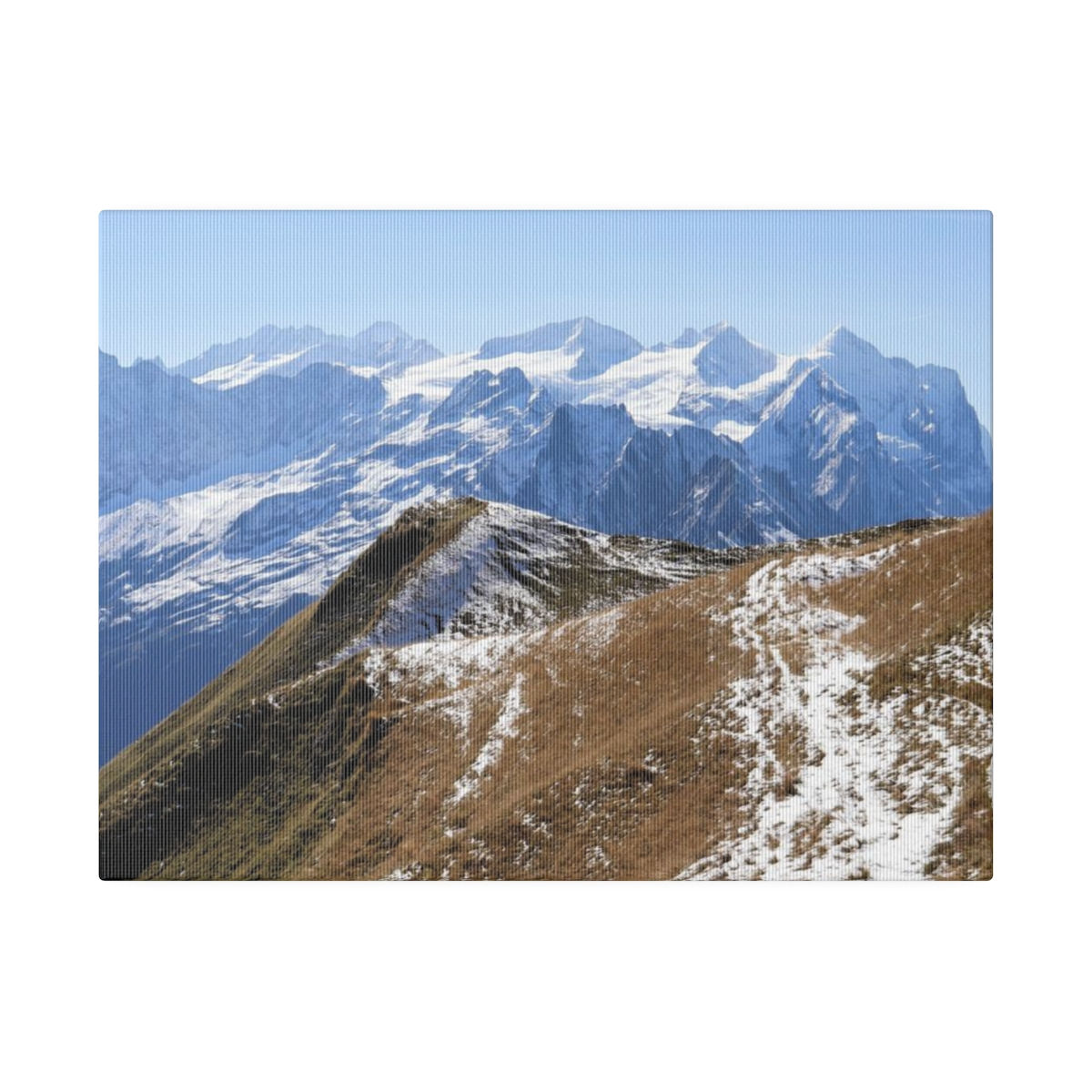 Exploring the Alps on Matte Canvas, Stretched