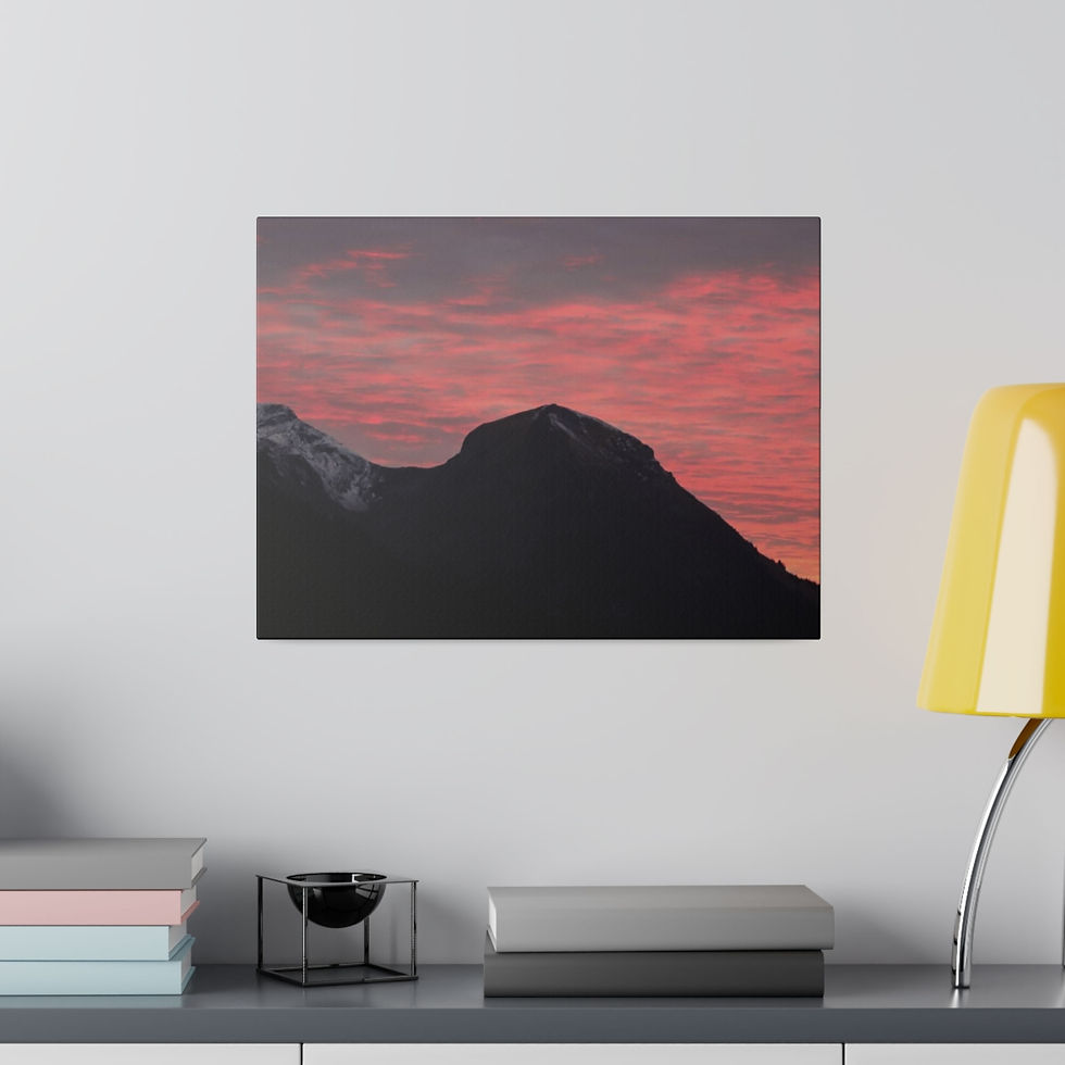 Thumbnail: Montagne on Matte Canvas, Stretched